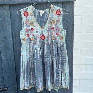 NATURAL LIFE OLD ENGLISH HAMMERED TEA DRESS- SMALL